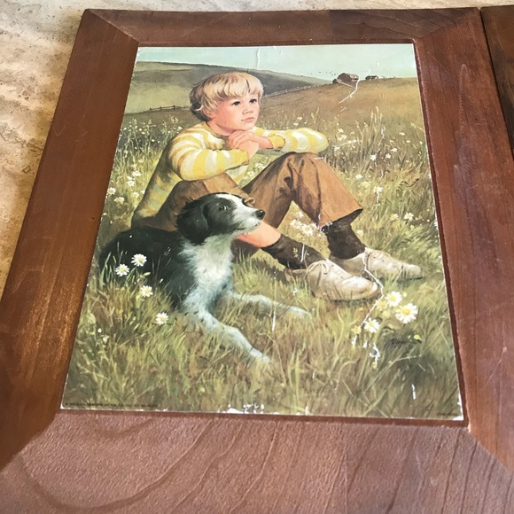 Vintage Wall Art- Boy and Girl - Picture 10 of 13